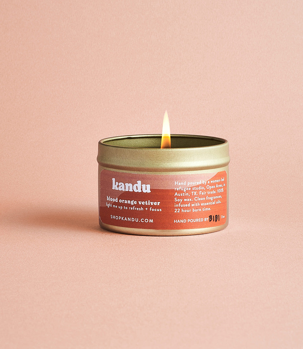 Blood Orange Vetiver Candle (3oz)