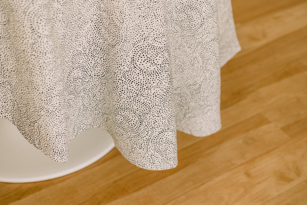 Palizada in Albatross Round Tablecloth (70" x 70")