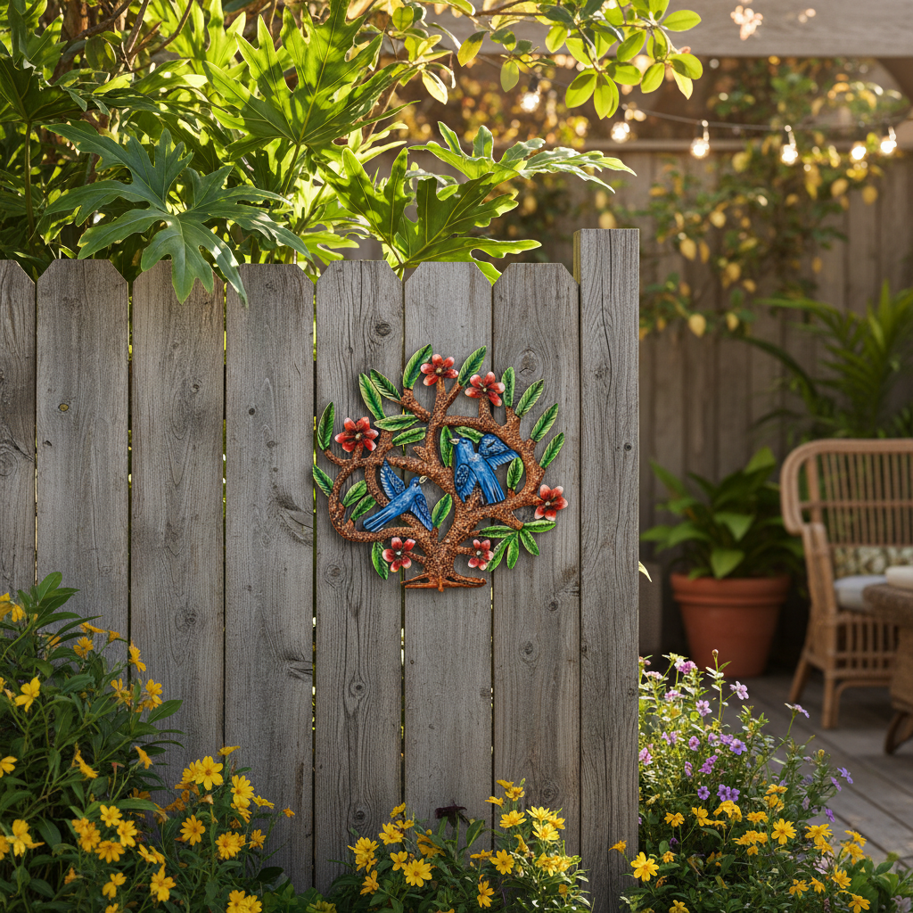 Painted Impasto Round