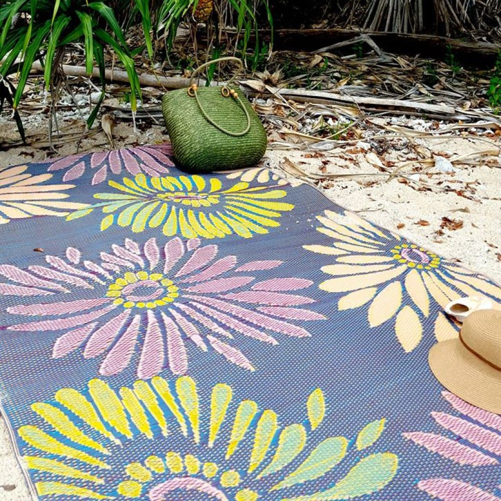 Daisy Violet Rug