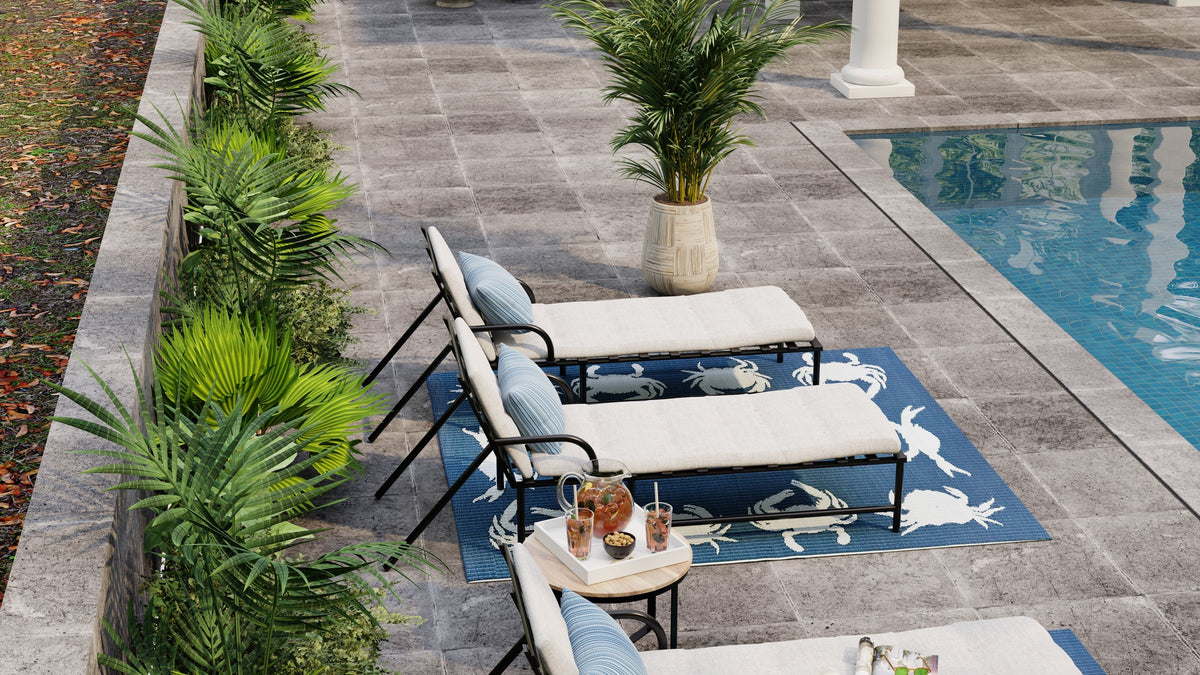 Crab Blue & Teal Rug