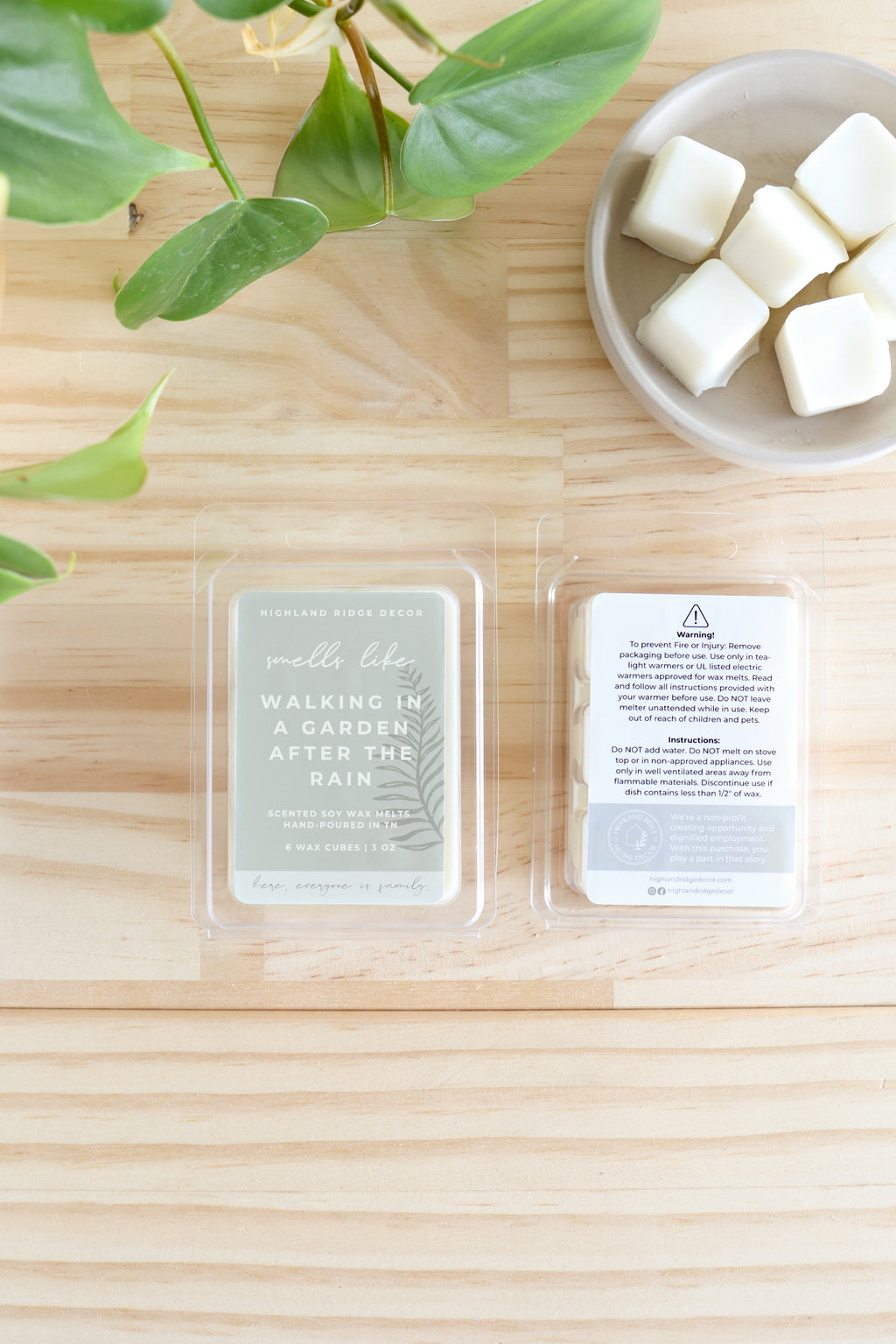 'Walking in a Garden After the Rain' Wax Melt