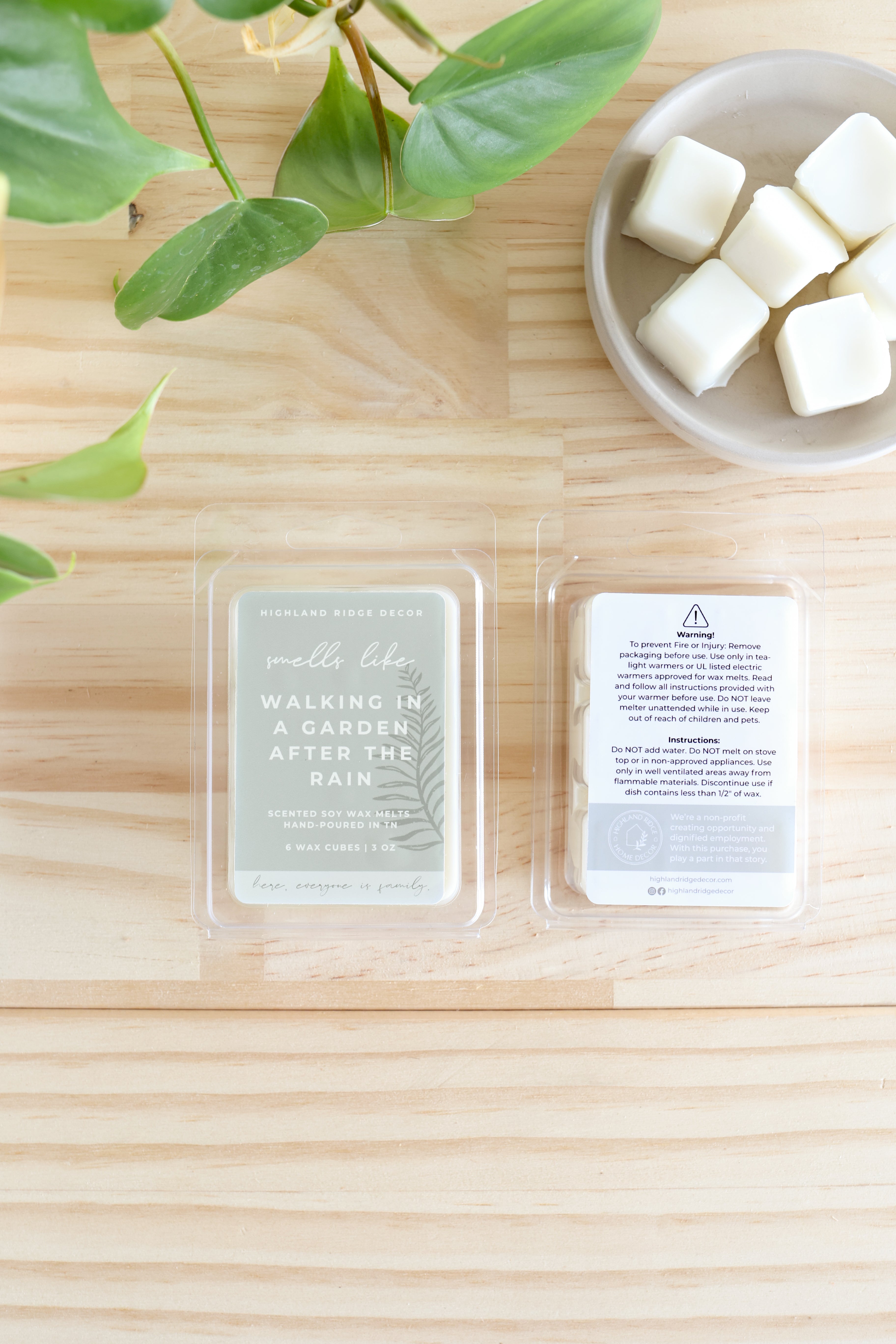'Walking in a Garden After the Rain' Wax Melt