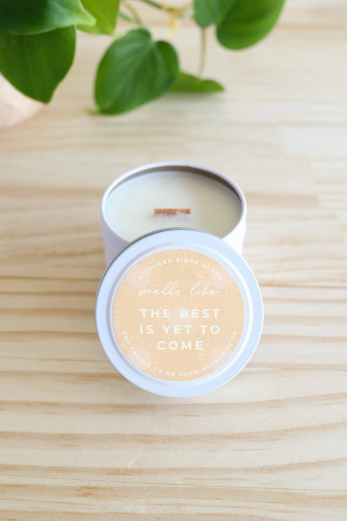 'The Best is Yet to Come' Citrus Agave Candle