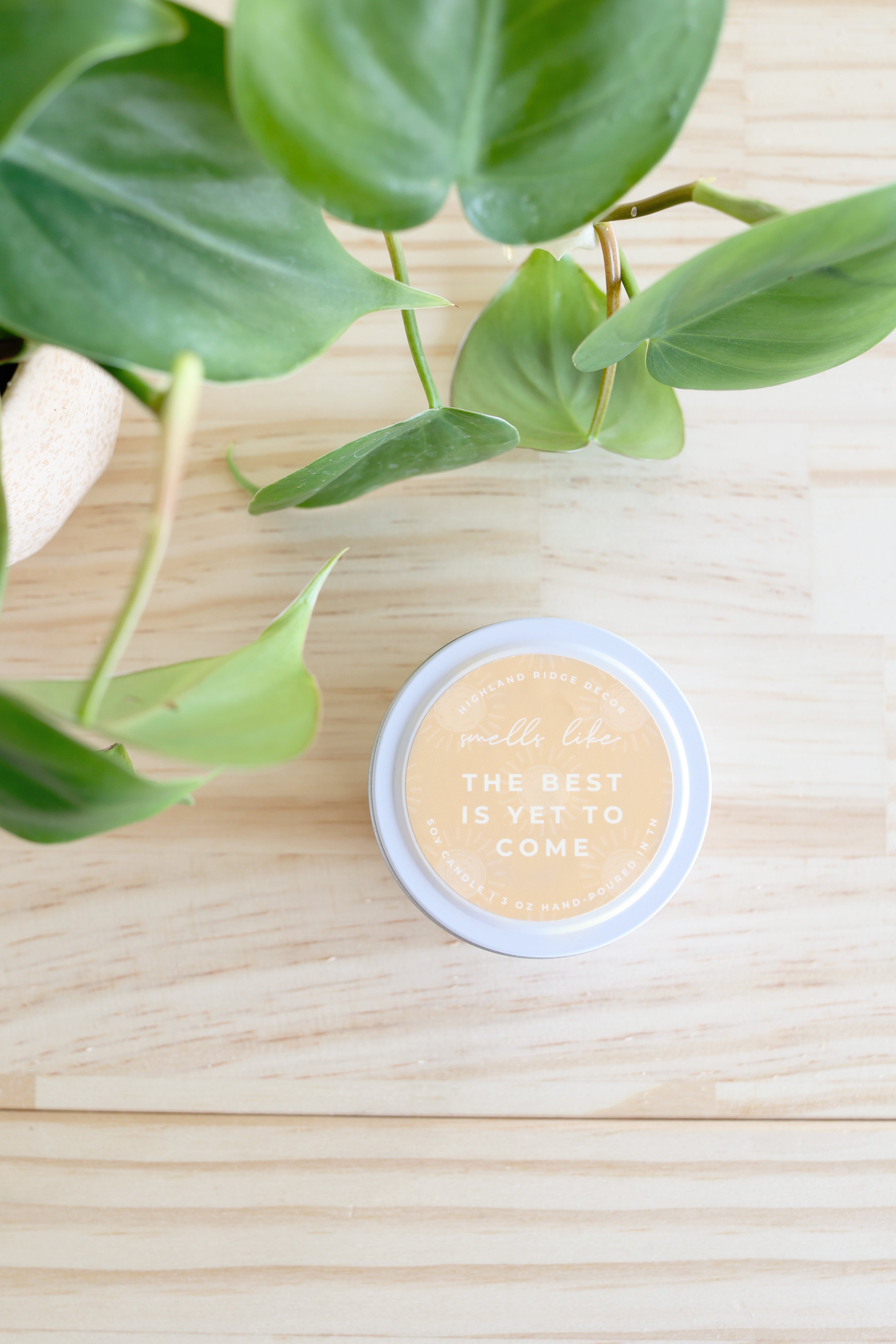 'The Best is Yet to Come' Citrus Agave Candle