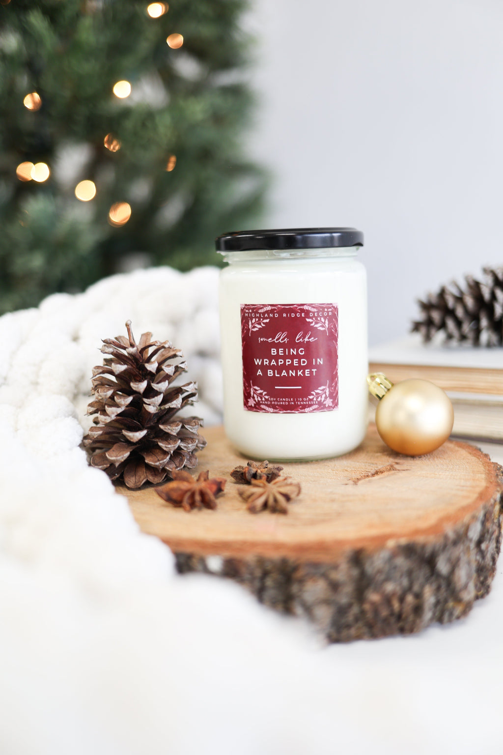 'Being Wrapped In A Blanket' Candle