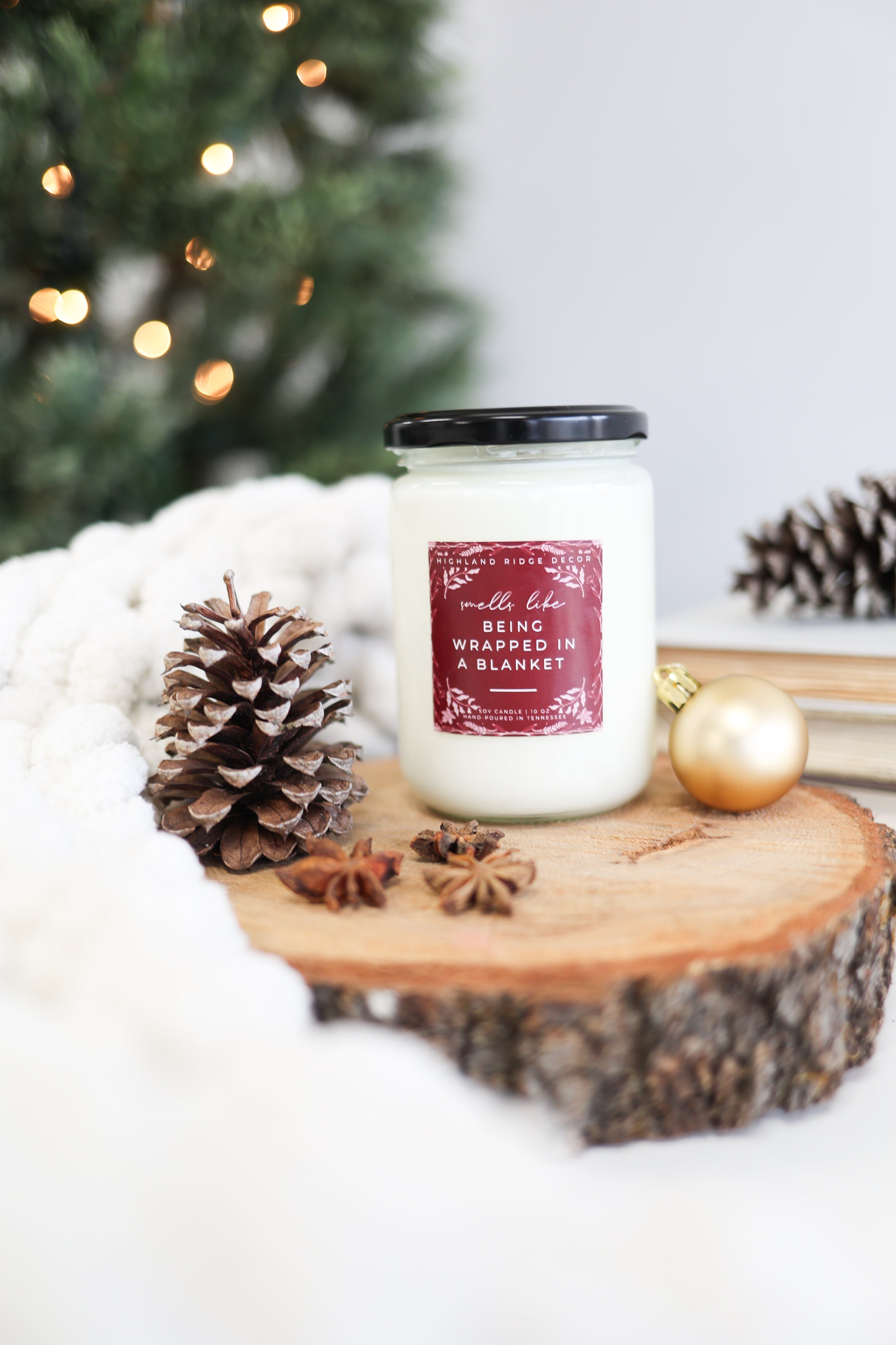 'Being Wrapped In A Blanket' Candle