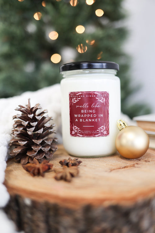 'Being Wrapped In A Blanket' Candle