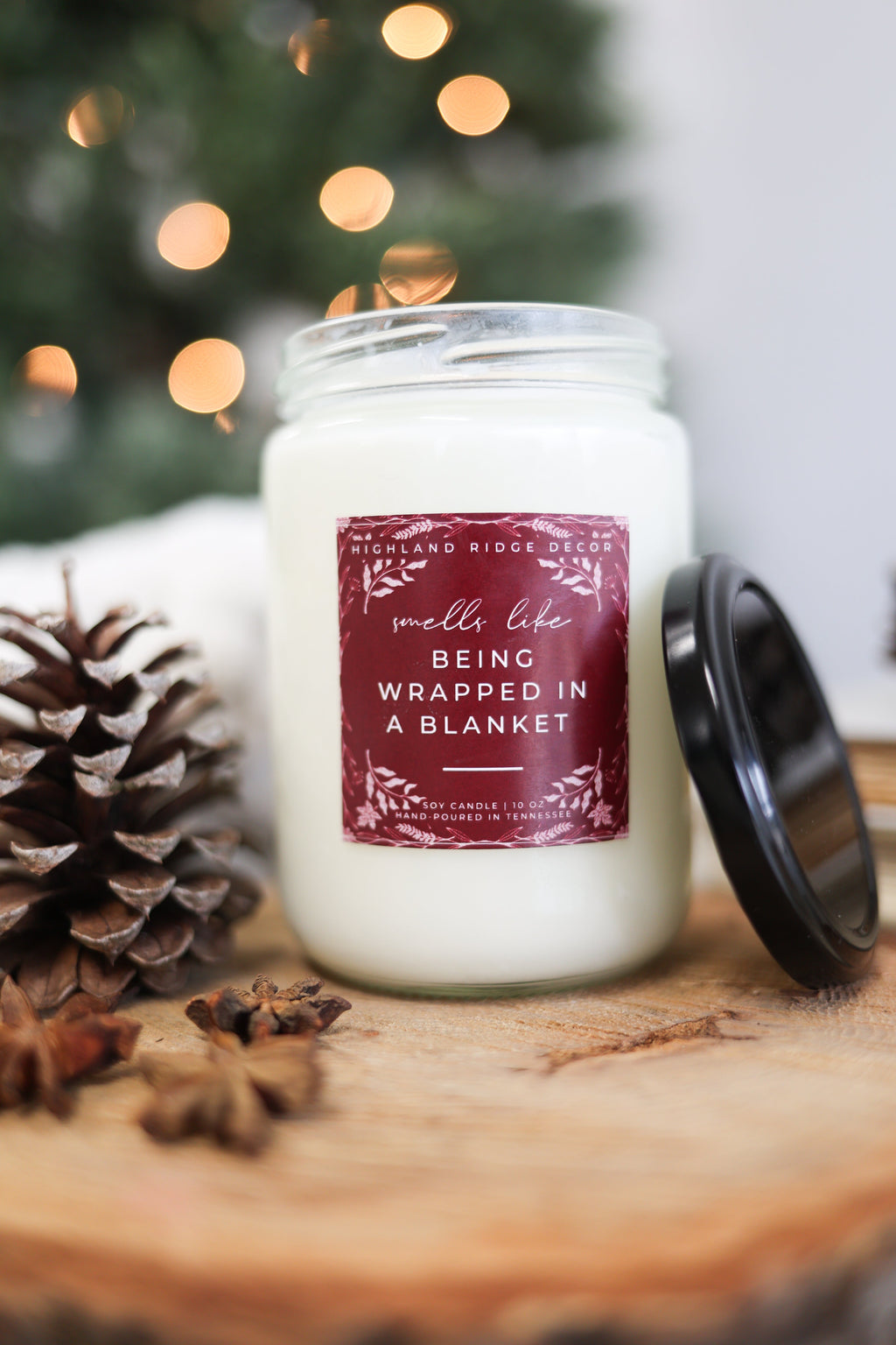 'Being Wrapped In A Blanket' Candle