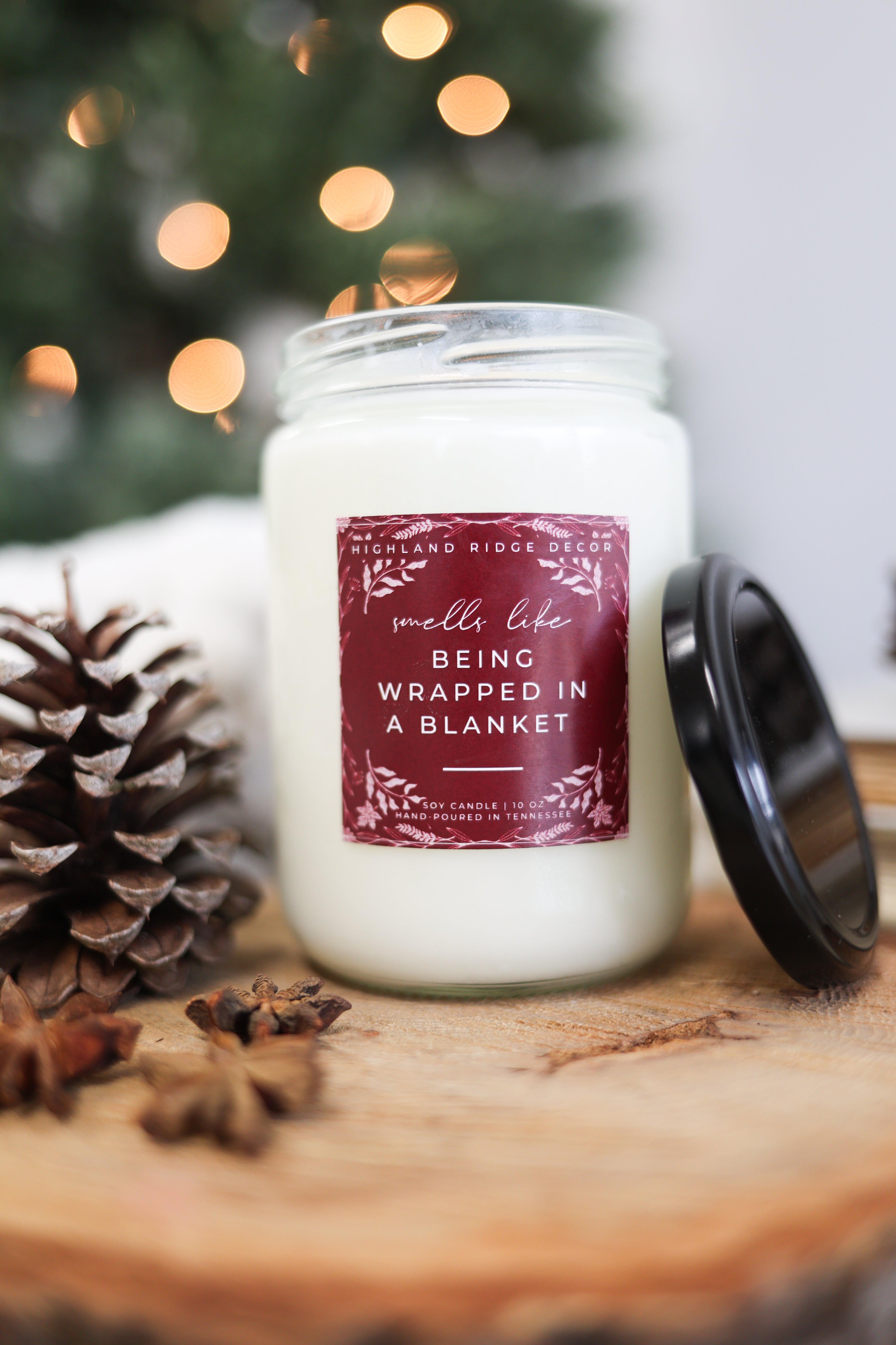 'Being Wrapped In A Blanket' Candle