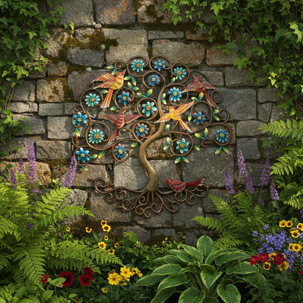 Painted 3D Beaming Tree of Life