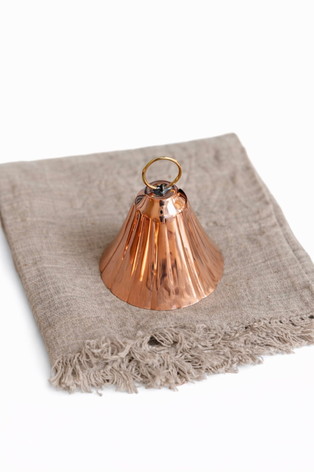 Copper Bell Ornaments (Set of 2 or 4)
