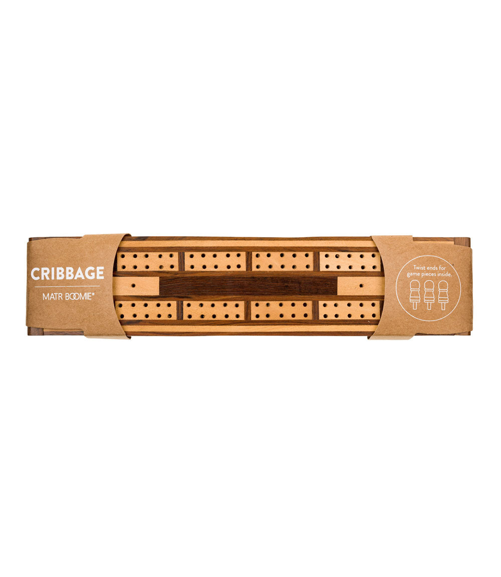 Handmade Wood Cribbage Game