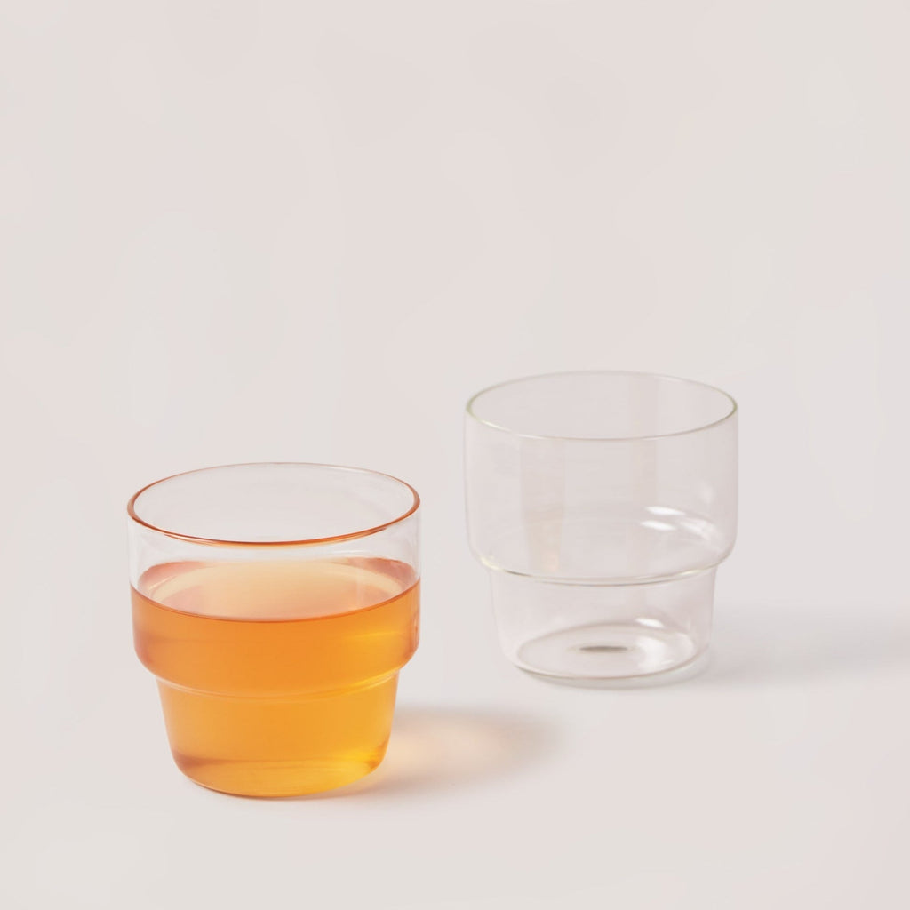 Stackable Glass Tumbler (Set of 4)