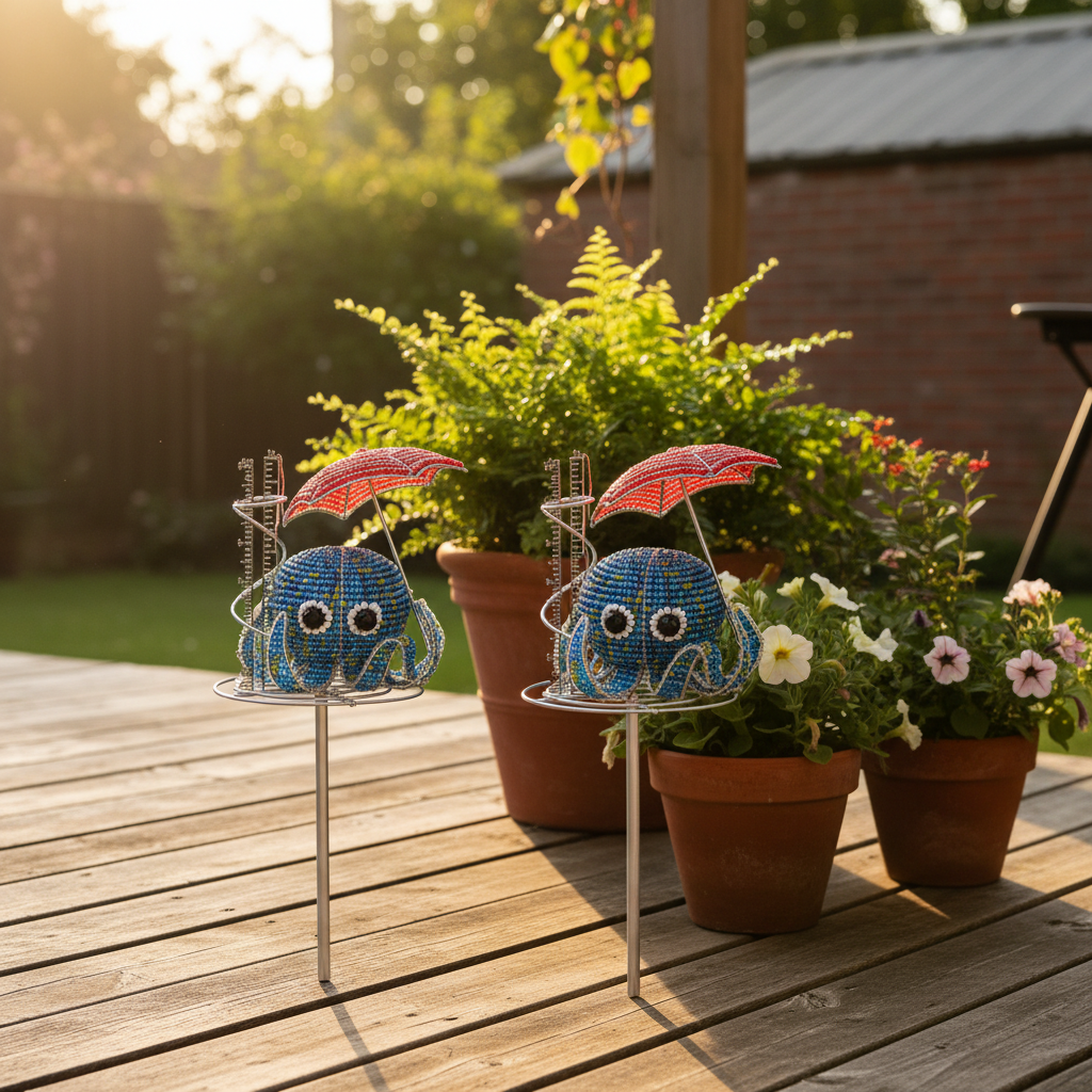 Octopus Rain Gauge (Set of 2)