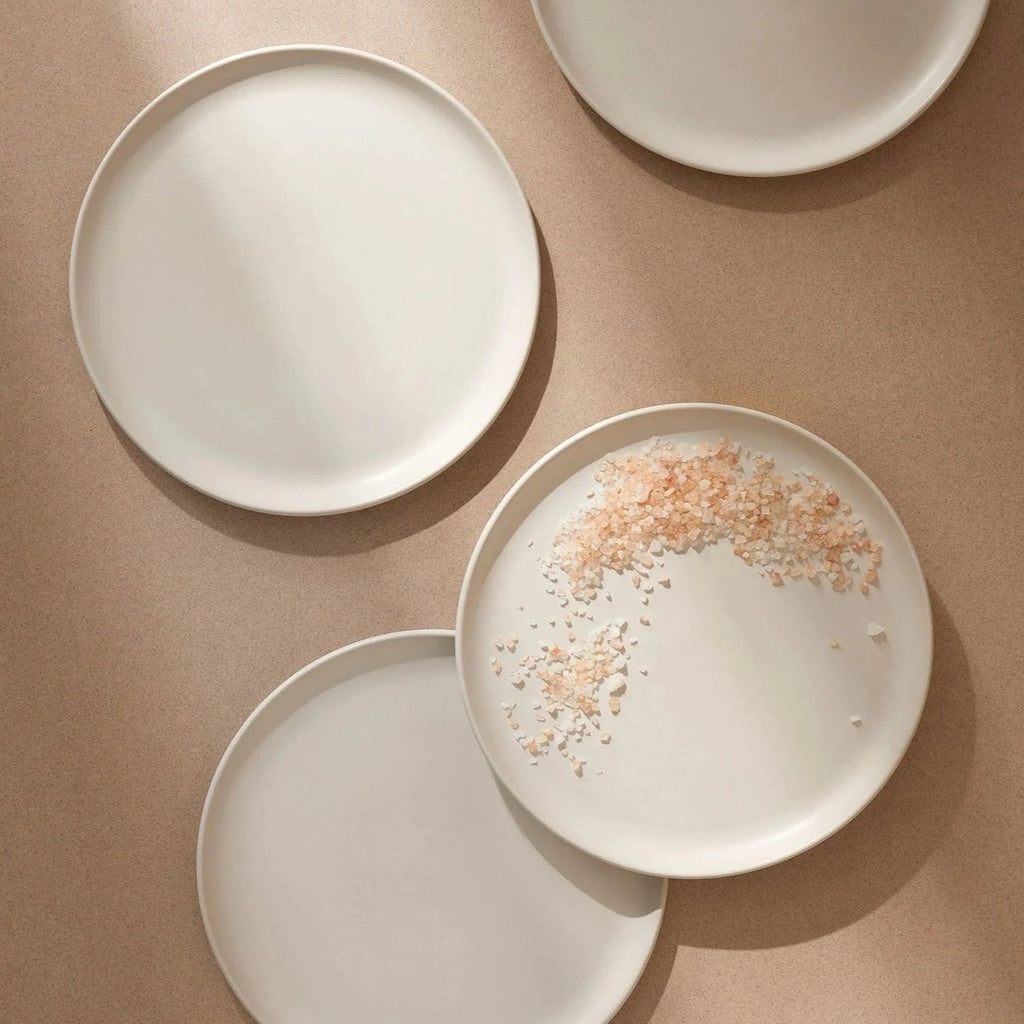 Tunisian Dinner Plate - Matte White