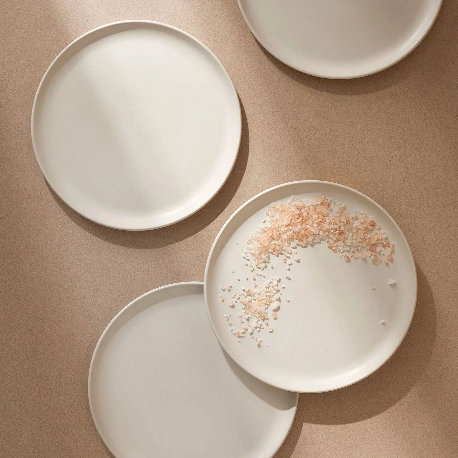 Tunisian Dinner Plate - Matte White