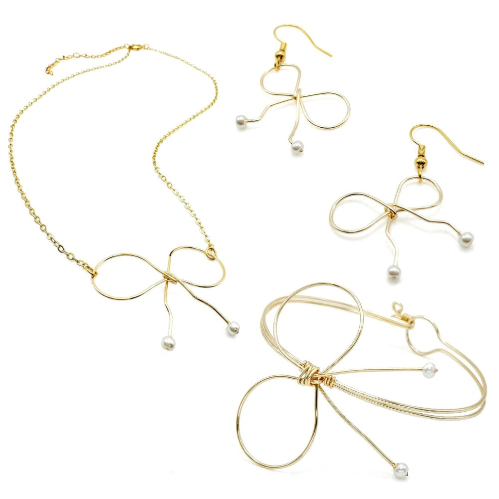 With a Bow Earrings