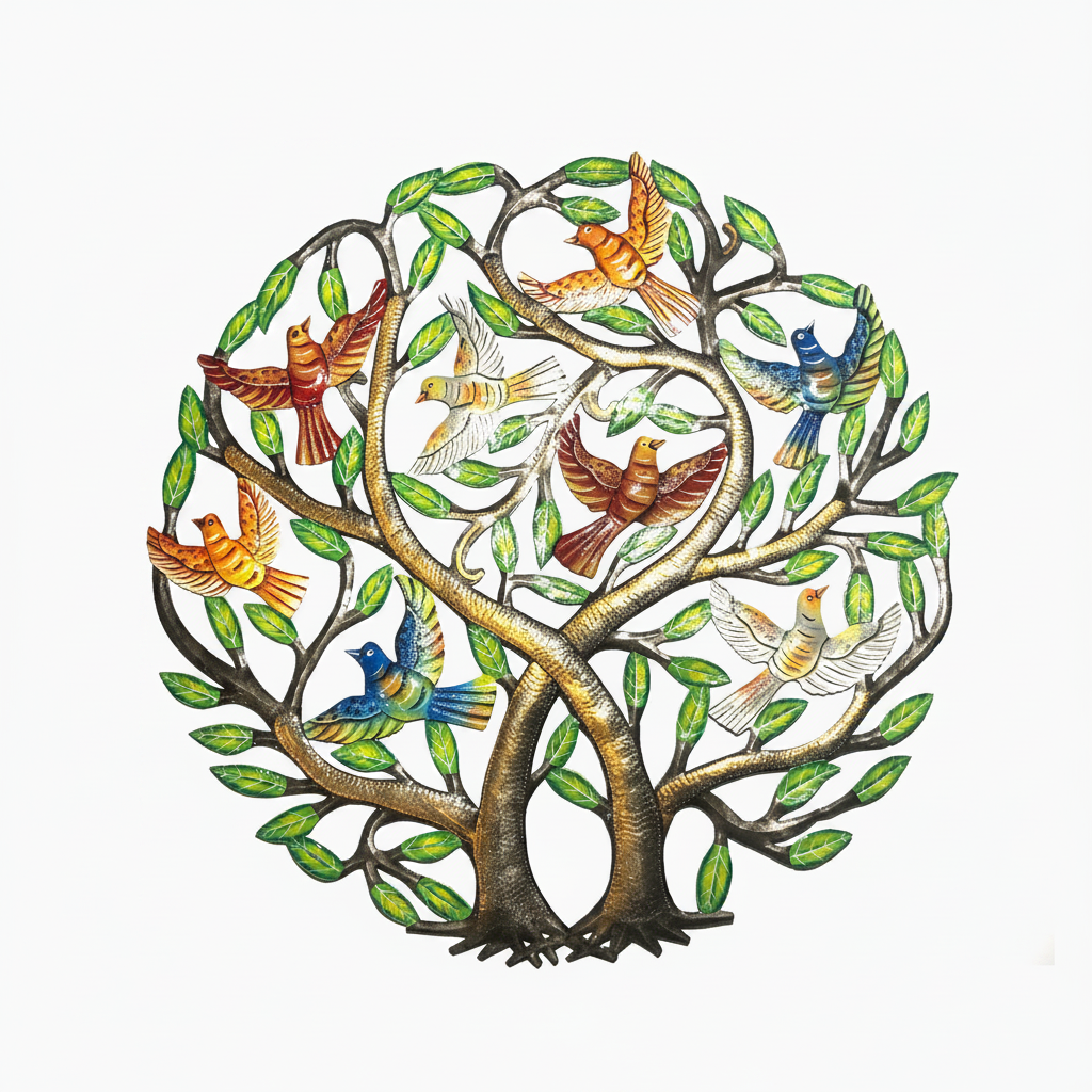 New Painted Flock in the Tree