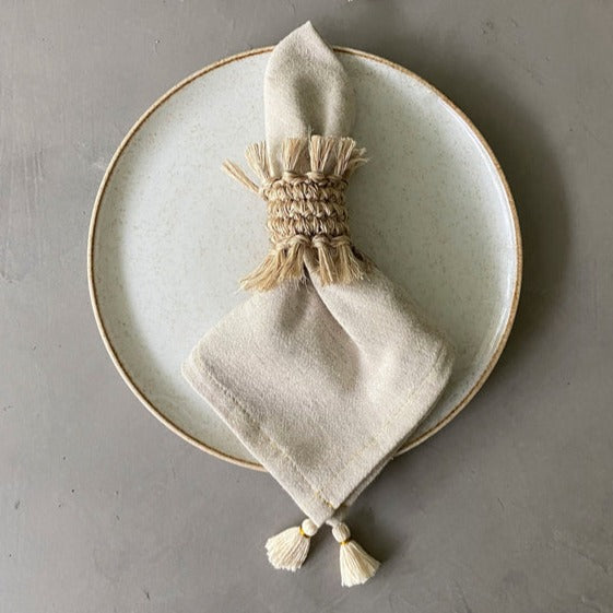 Fringes Napkin Ring (Set of 4)
