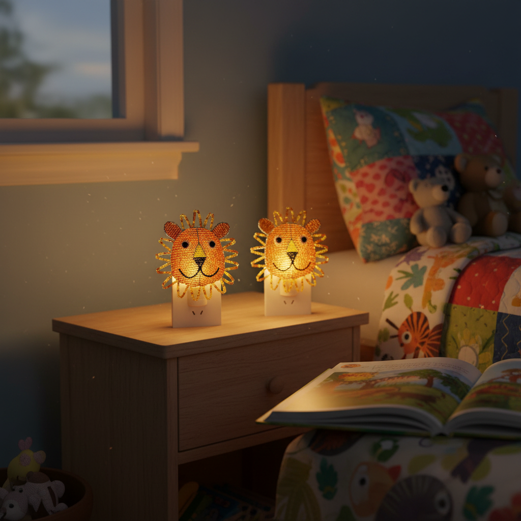 Lion Night Light (Set of 2)
