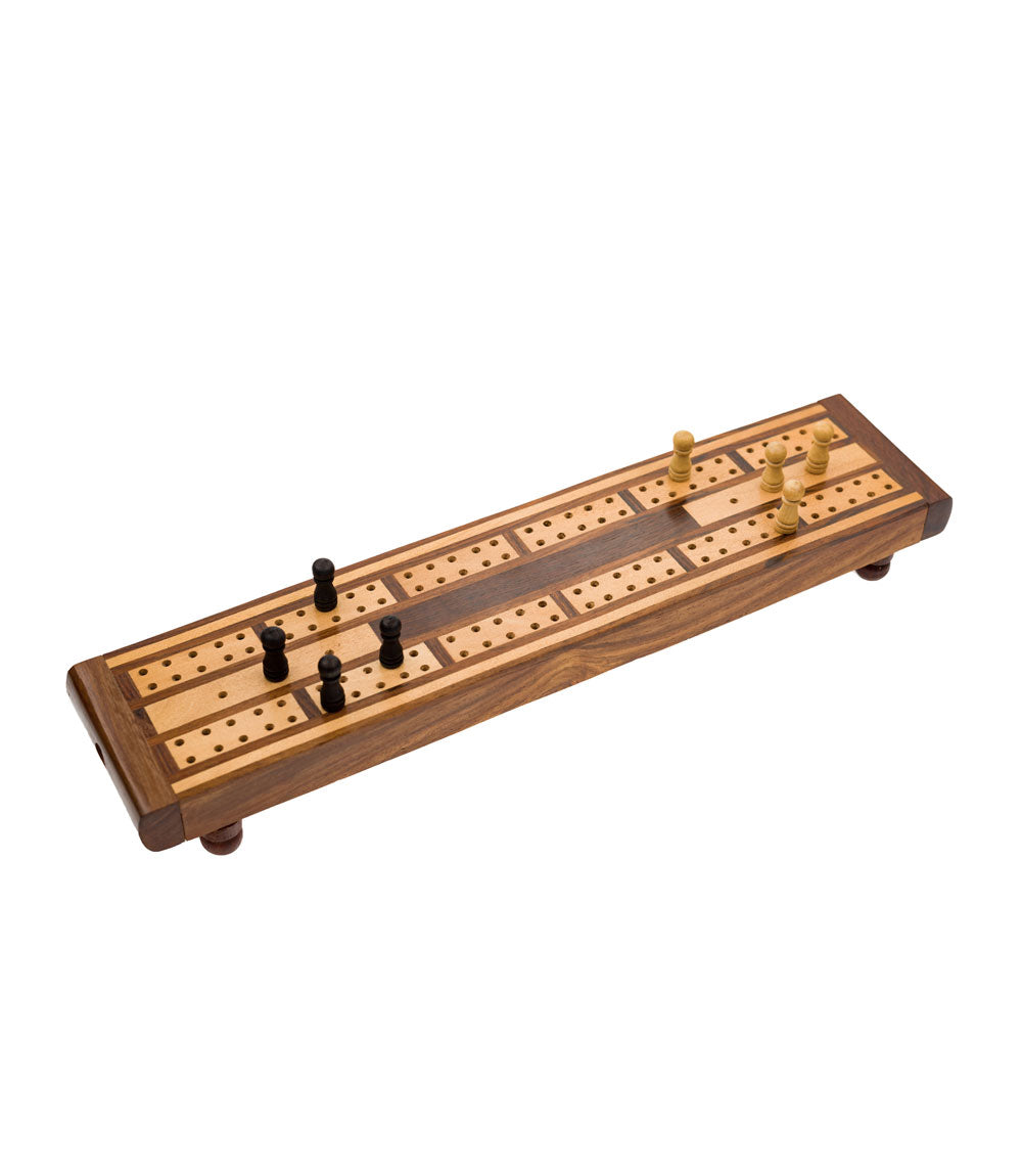 Handmade Wood Cribbage Game