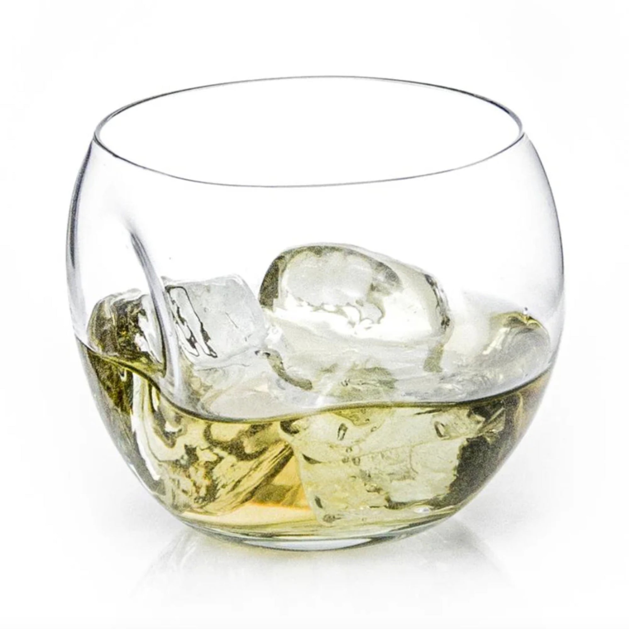 Dented Round Whiskey Tumbler