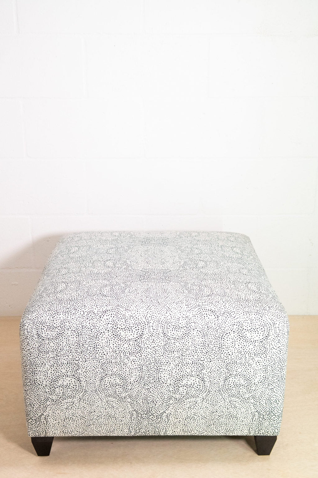 Palizada in Albatross Large Ottoman (25" x 27" x 15")