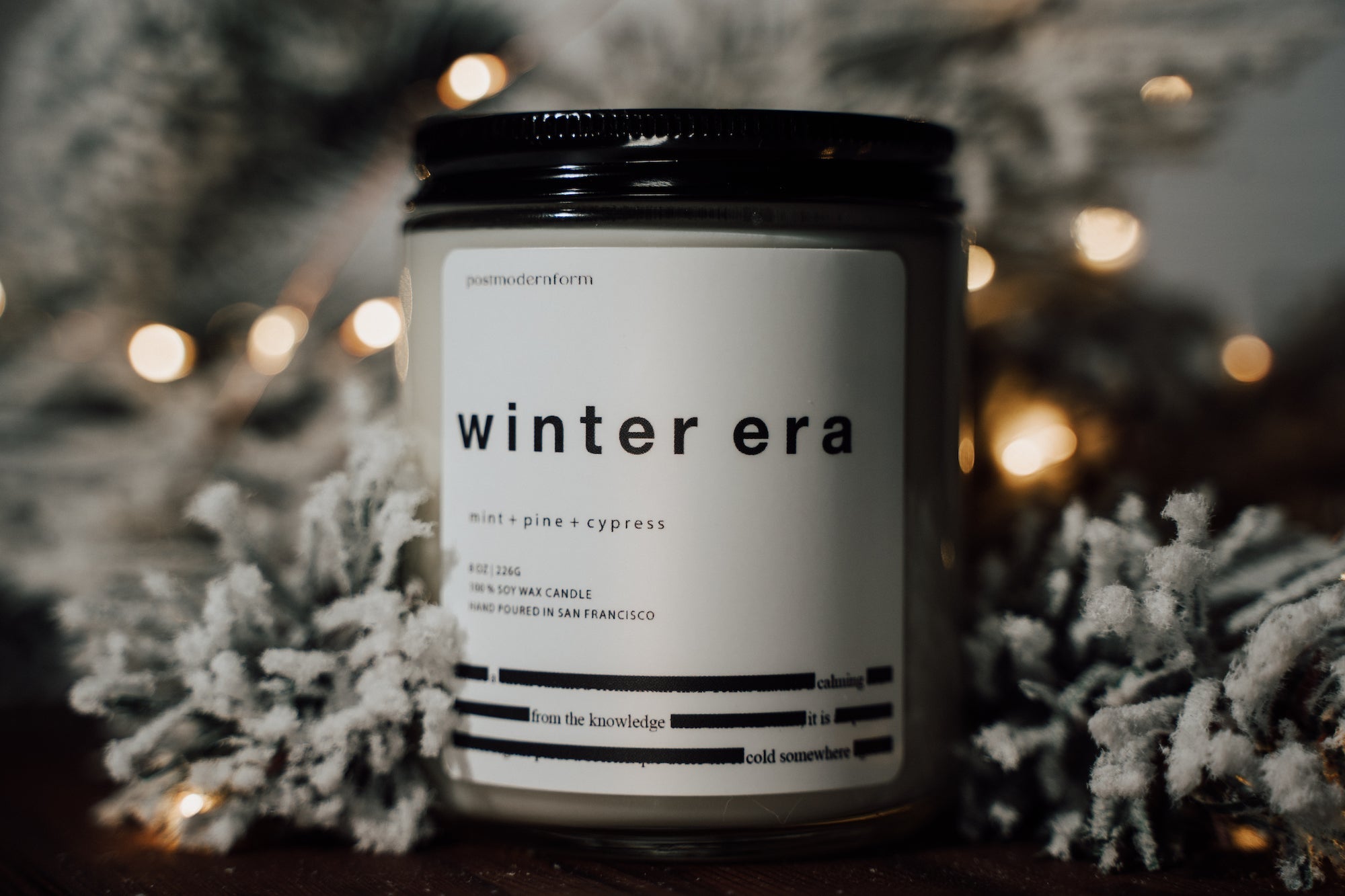 Winter Era - Mint, Pine, Cypress Candle