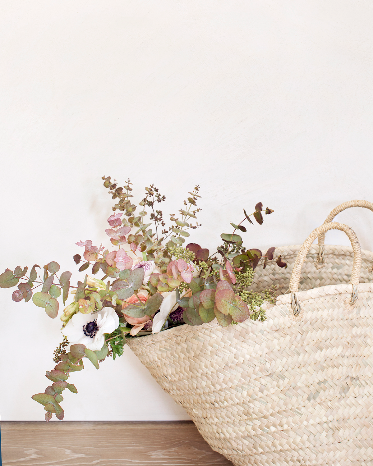 Oversized Palm Basket/Tote