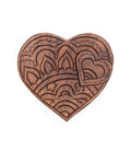 Hand Carved Wood Heart Jewelry Puzzle Box