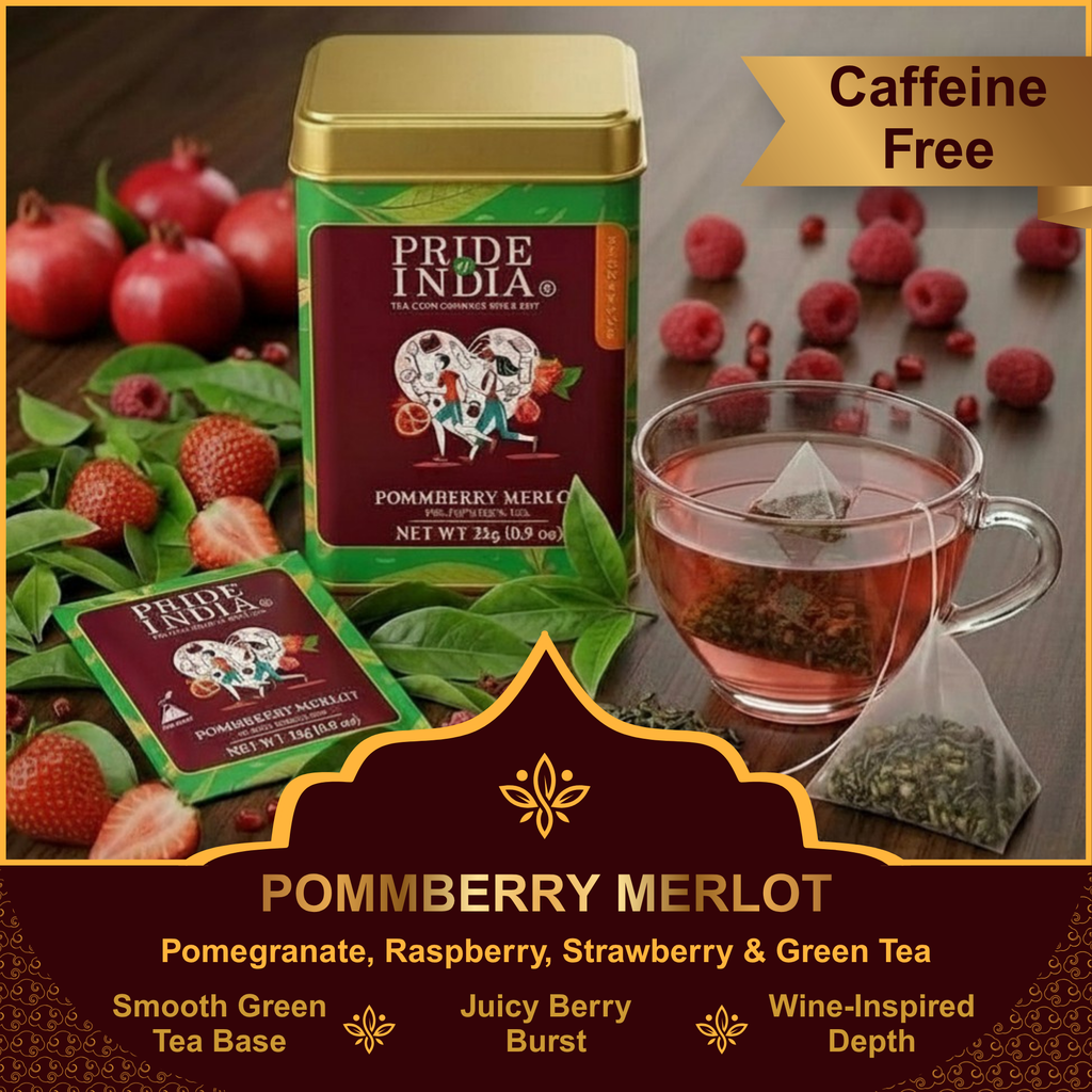 PommBerry Merlot Fruity Green Tea Bags