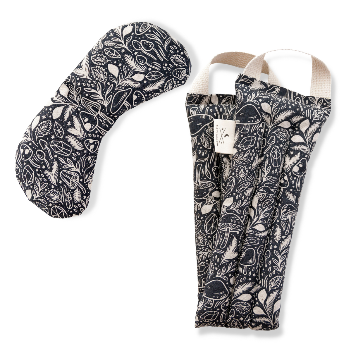 Eye Mask & Neck Wrap Bundle - Mystical Mushroom