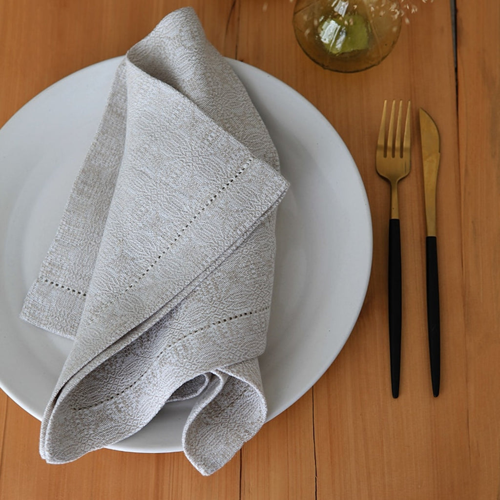 Cloverleaf Napkins - Natural