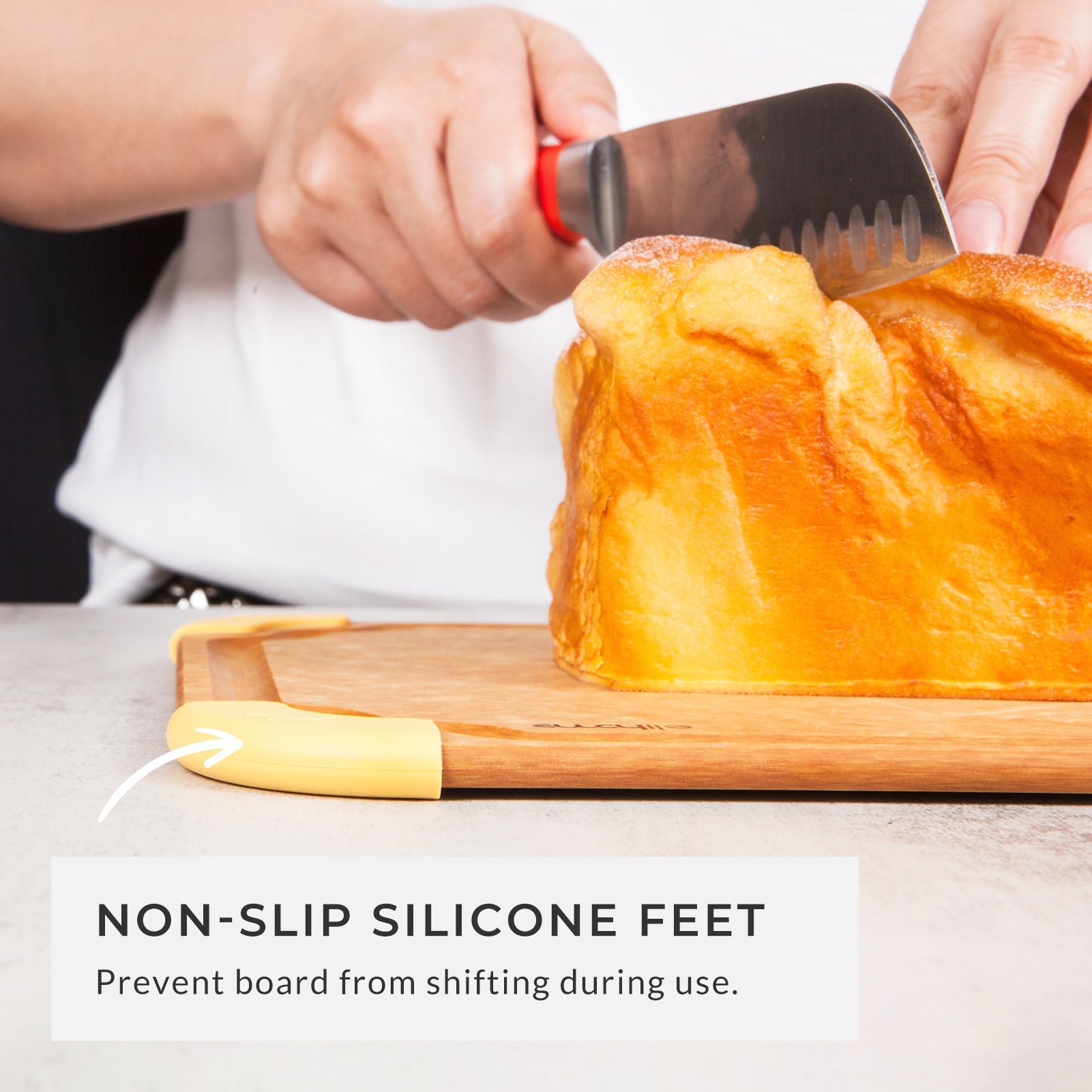 Premium Series Cutting Board - Non Slip & Color Coded - Medium (10 x 13 x 1/4)