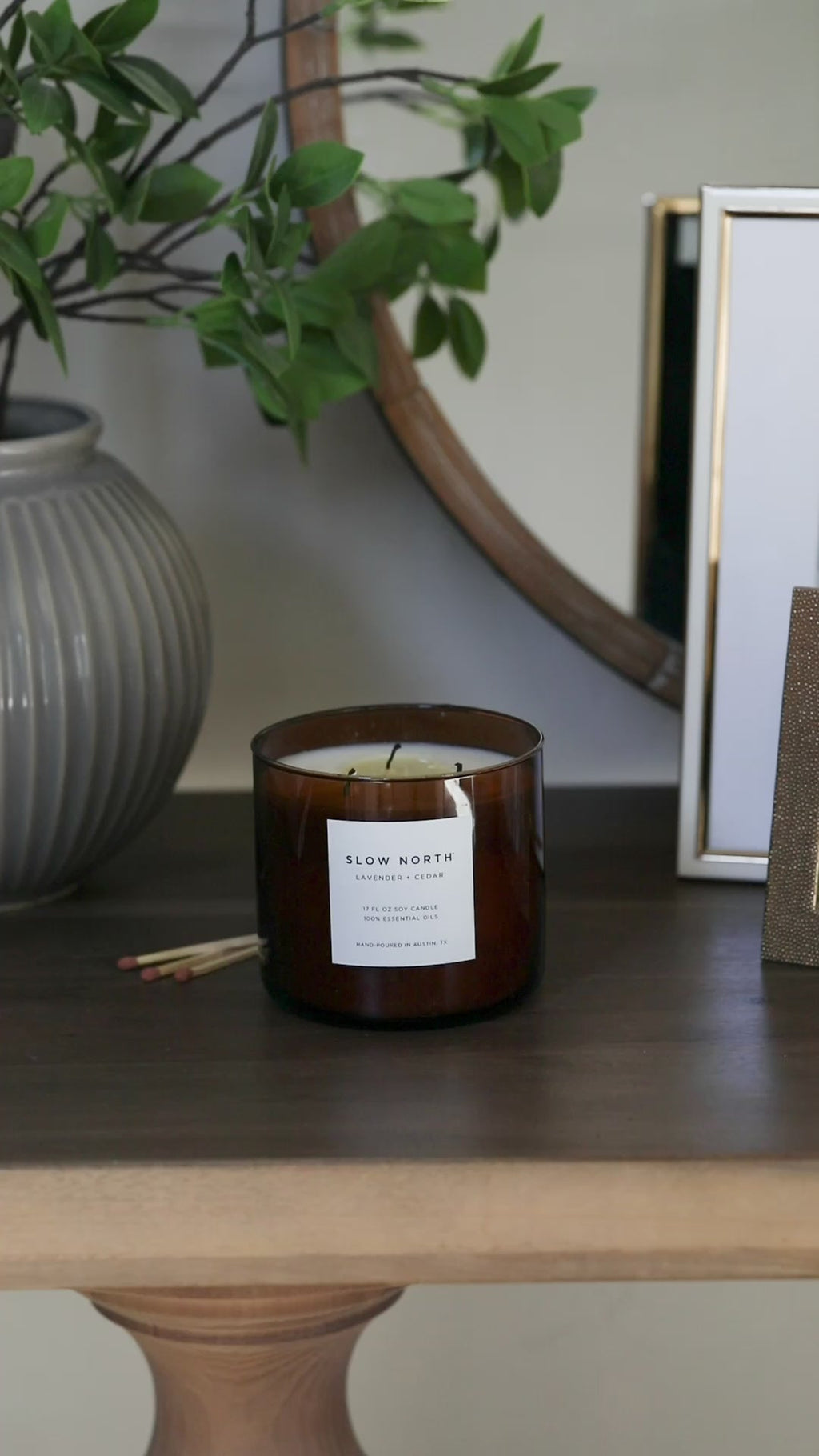 Lavender & Cedar Signature 3-Wick Candle