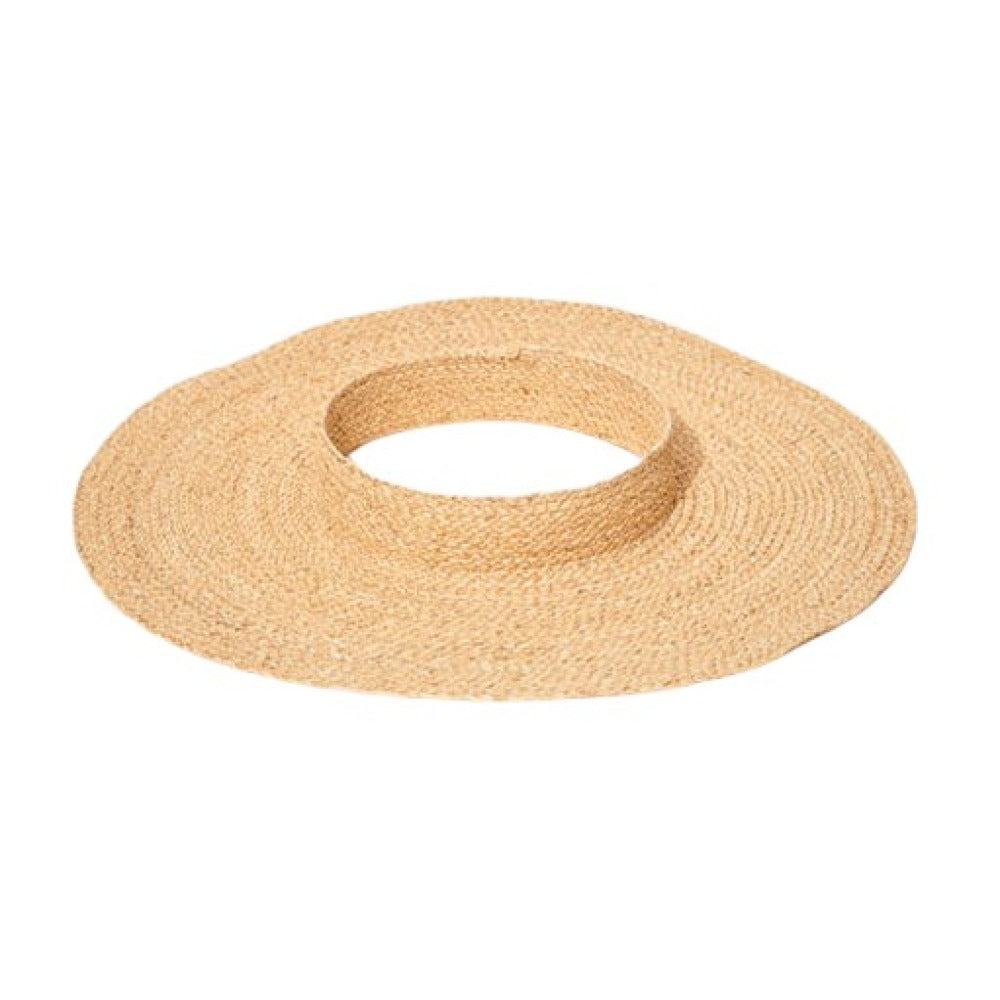 Embe Braided Raffia Sun Visor