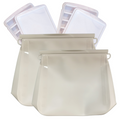 Junobie Infant/Toddler Silicone Bags & Milk/Food  Storage Trays Bundle (4 Pack)