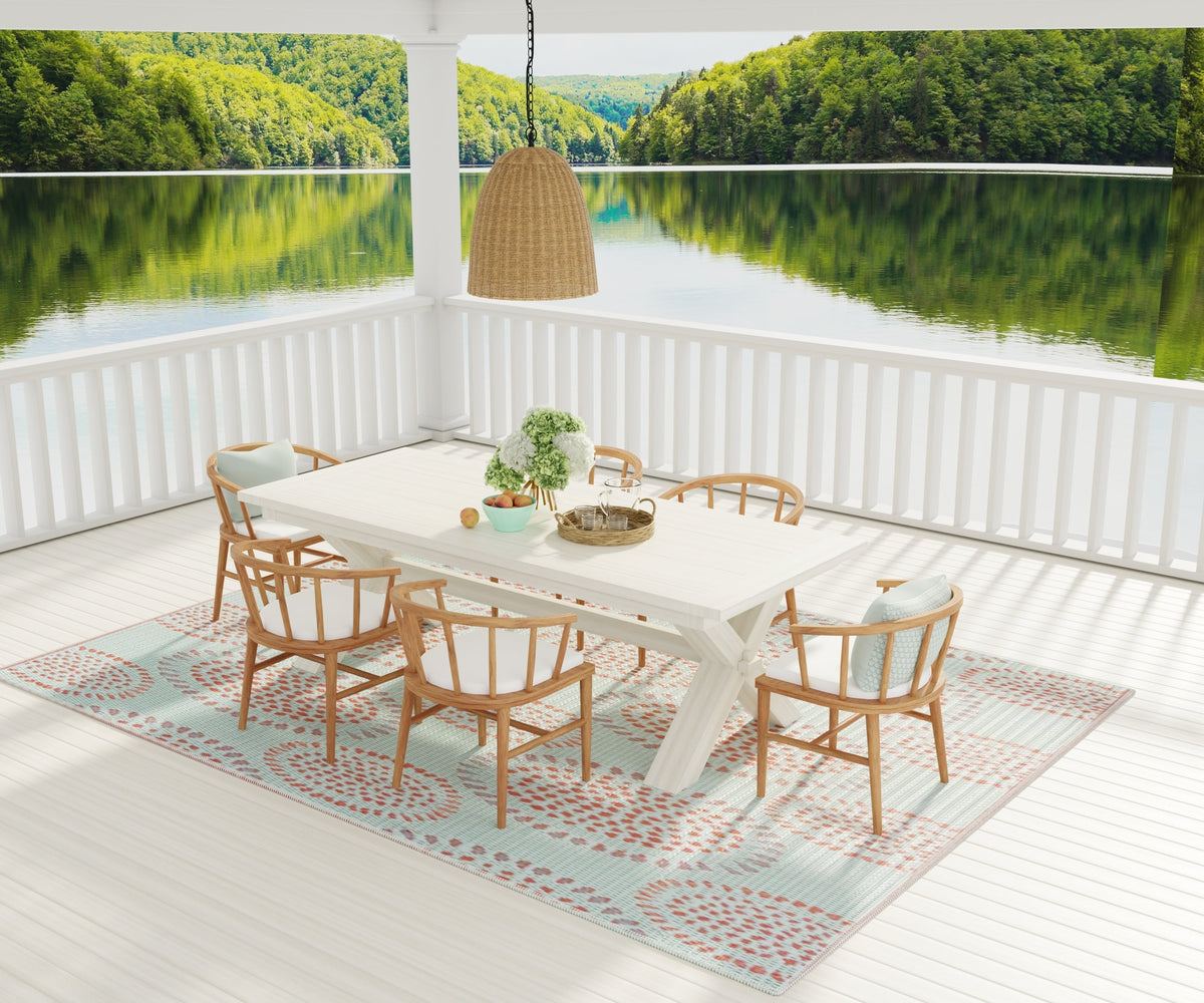 Molly Salmon Ginko Rug