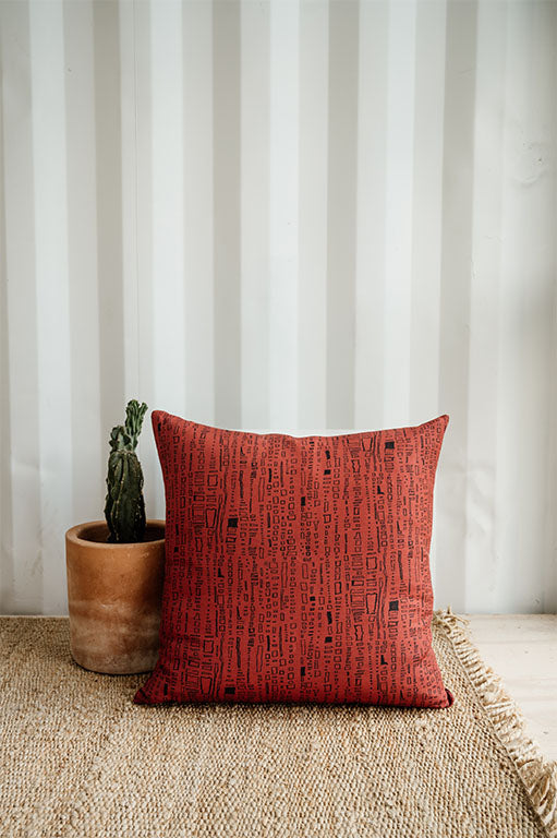 Capistrano in Dark Saffron Pillow (24 x 24in)