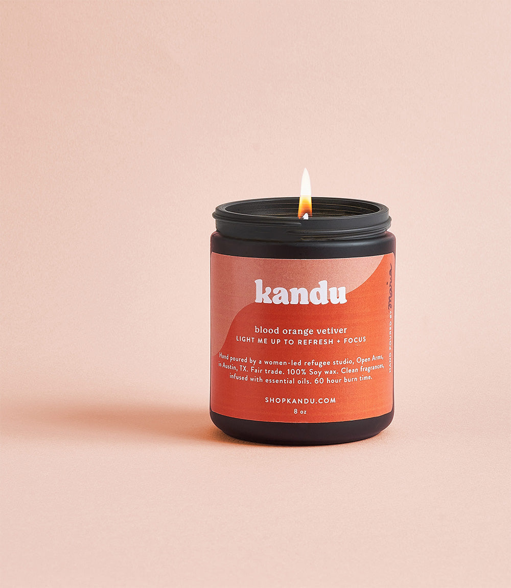 Blood Orange Vetiver Candle (8oz)
