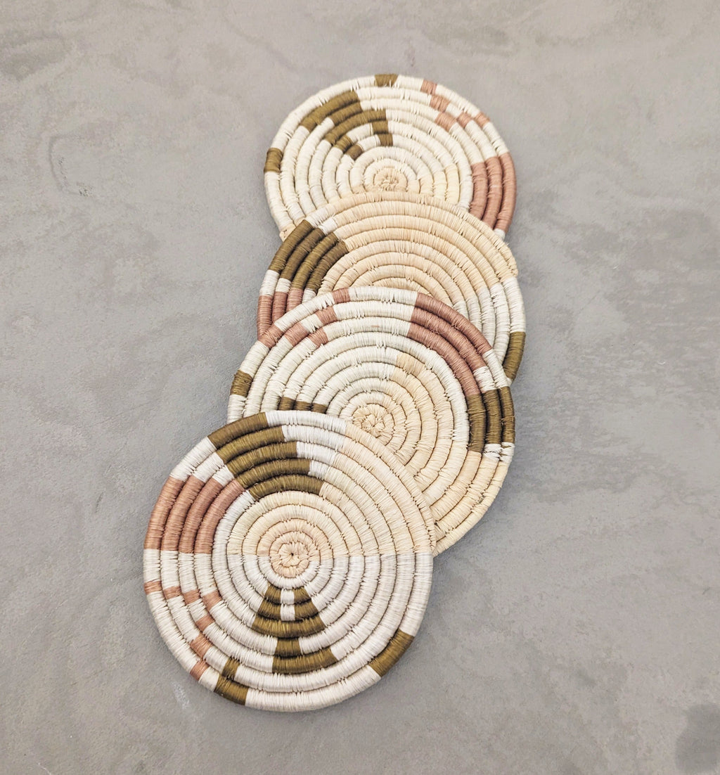Mixed Abstract Form Coasters (Set of 4)