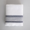 Organic Belgian Waffle Bath Towel - Ink