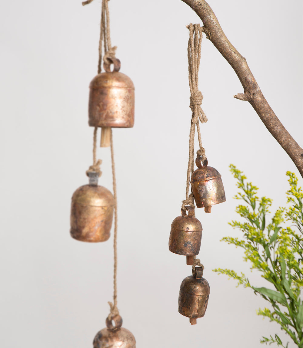 Rustic Wind Chime Small Cascading Bells