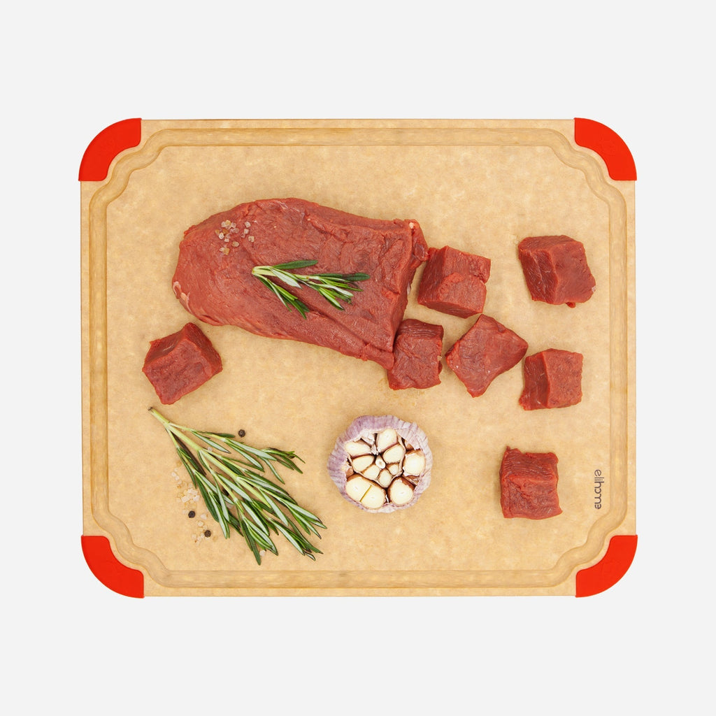 Premium Series Cutting Board - Non Slip & Color Code - Large (12 x 16 x 1/4 )