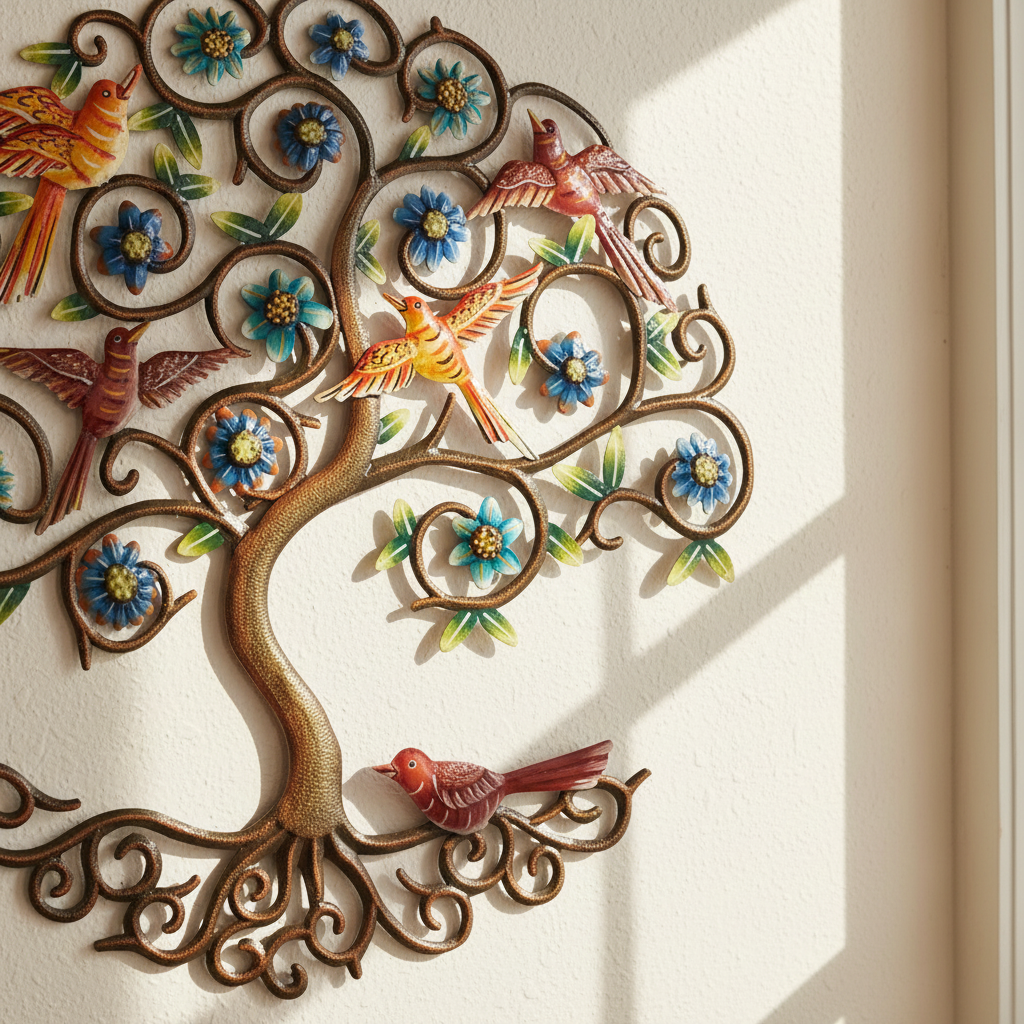 Painted 3D Beaming Tree of Life