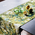 Green & Gold Marble Runner