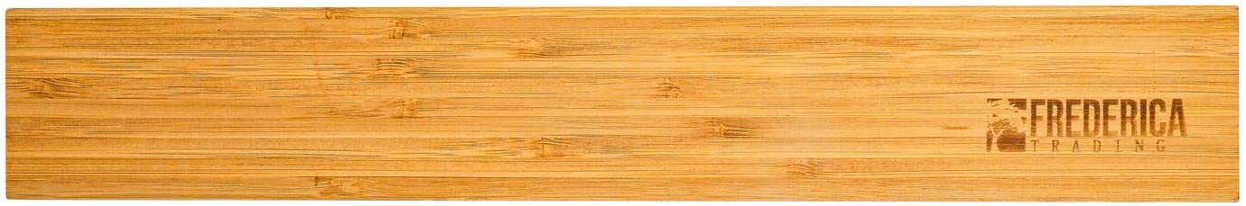 Bamboo Magnetic Knife Strip Holder | Ideal for Knives, Utensils, Cutlery, Scissors & Tools