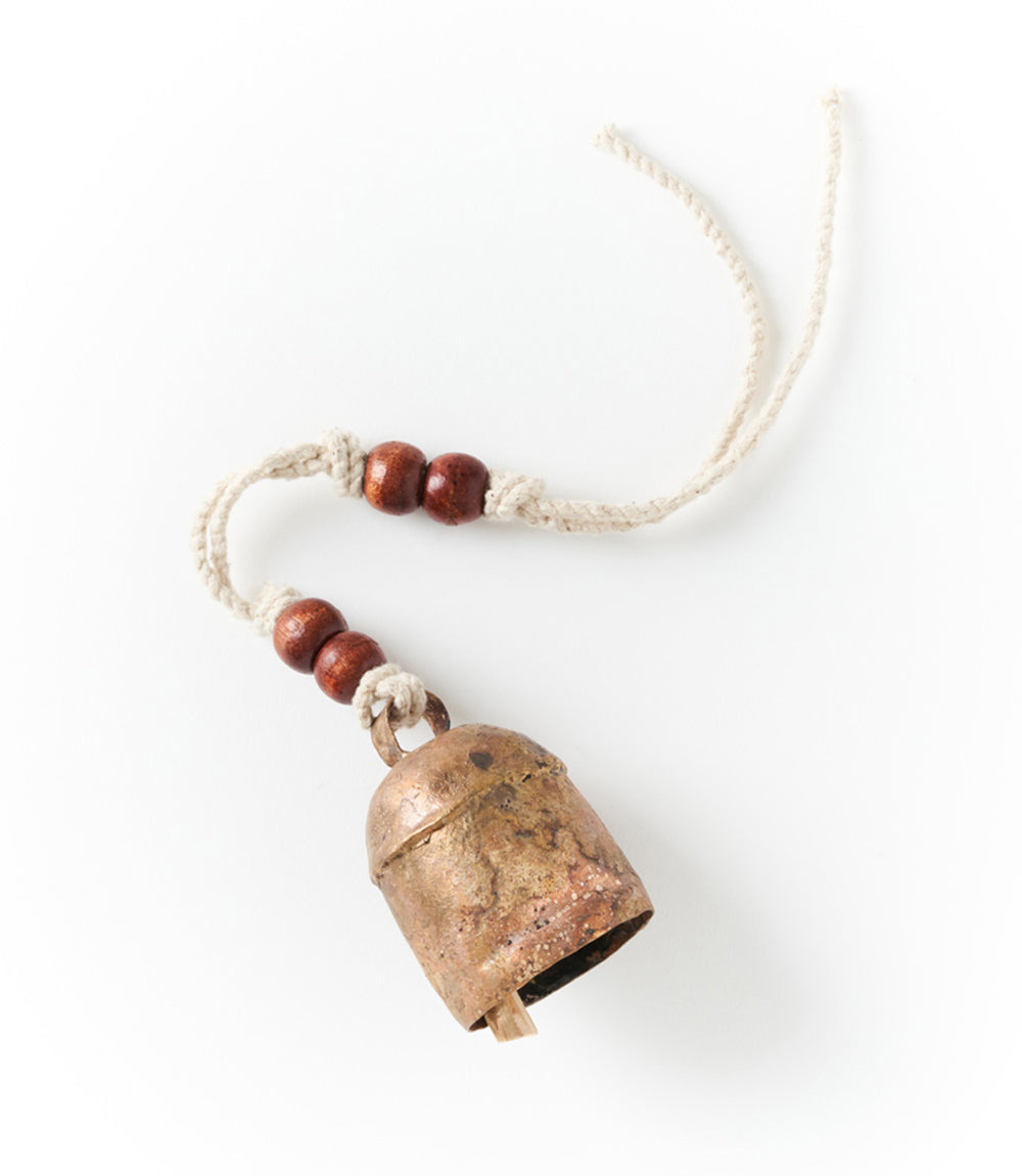 Hand Tuned 6" Rustic Noah Cow Bell Wind Chime