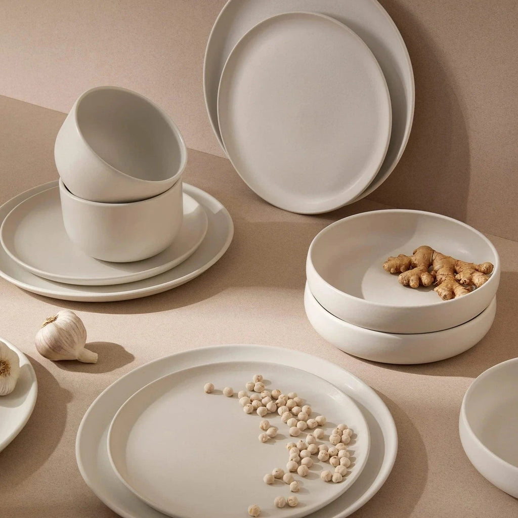 Tunisian Bowl - Matte White